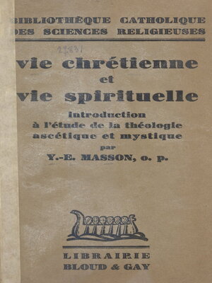 cover image of Vie chrétienne et vie spirituelle